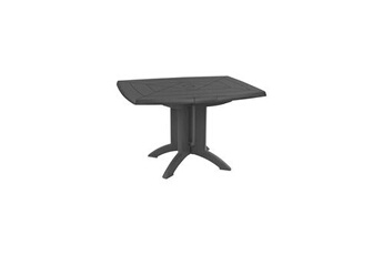 table de jardin grosfillex table vega 118x77 - anthracite