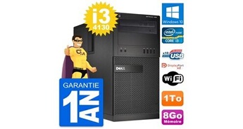 Pc tour optiplex xe2 intel i3-4130 ram 8go disque dur 1to windows 10 wifi
