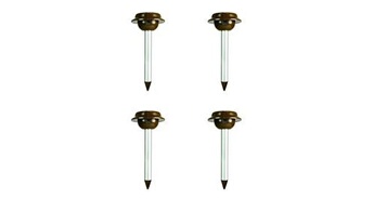 Pack 4 répulsifs solaires anti-serpent lézar jardin repousse serpent
