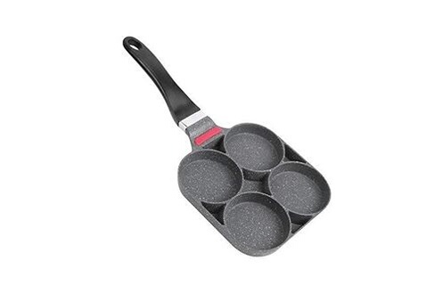 Poele / sauteuse Fdit Petit déjeuner pancake cooking pan aluminium poêle  moule pour hamburger aux oeufs avec poignée cuisine utilisation(open-fire  type)