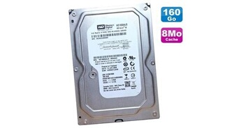 Disque dur 160go sata 3. 5" wd caviar se wd1600aajs-00waa0 7200rpm 8mo