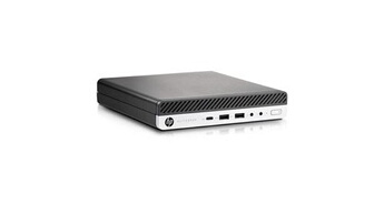 Ordinateur de bureau - ordinateur de bureau elitedesk 800 g3 dm - 8go - ssd 500go argent / noir