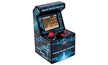 Borne d'arcade GENERIQUE Ital console de mini-arcade récréative portable avec 250 jeux - coloris aléatoire