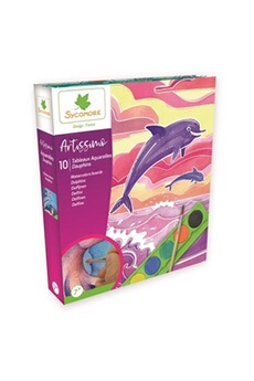 autres jeux créatifs au sycomore artissimo aquarelle dauphins