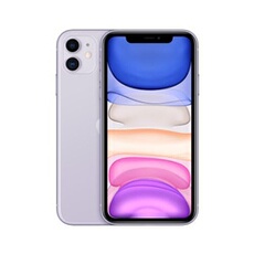 iPhone 11 - 4G smartphone - double SIM / Mémoire interne 64 Go - Ecran LCD - 6.1" - 1792 x 828 pixels - 2x caméras arrière 12 MP, 12 MP - front