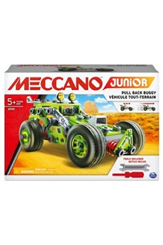 autres jeux de construction meccano jeu de construction junior véhicule tout terrain 138 pièces jaune