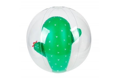 Bouée et matelas gonflable AirMyFun Ballon Gonflable ø41 cm pour Piscine  & Plage, Accessoire d'Eau - Design Cactus
