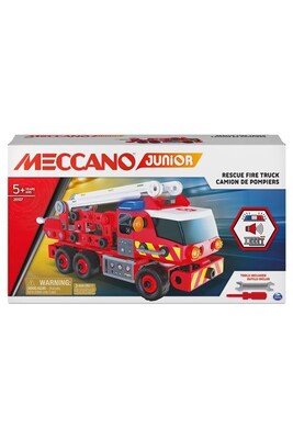Autres jeux de construction Meccano Camion de pompiers Junior Rouge