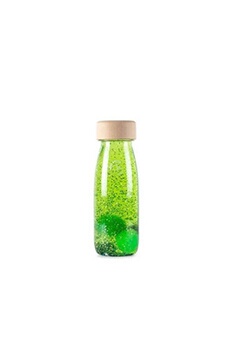 autres jeux d'éveil petit boum bouteille sensorielle - vert