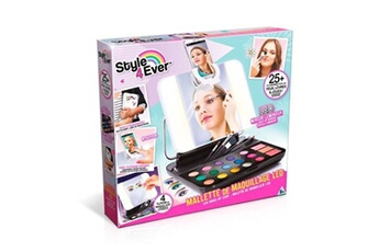 autres jeux créatifs canal toys - mallette de maquillage avec miroir led lumineux et porte-téléphone