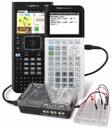 Platforme de programmation TI-Innovator Hub avec TI LaunchPad Board