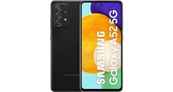 Smartphone galaxy a52 5g double sim 128 go noir (version royaume-uni)