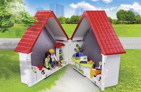 Playmobil City Life pas cher 70014 Maison de ville meublée Playmobil City Life pas cher 70014 Maison de ville meublée