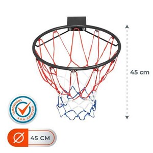 Lot De 2 Cordes De Remplacement Pour Filet De Basket - Câble Acier 180 Cm, Installation Facile Intérieur/Extérieur
