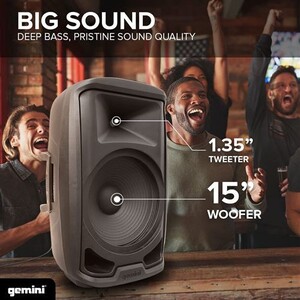 Enceinte amplifiée 10 pouces Bluetooth GEMINI AS-2112BT Enceinte amplifiée 10 pouces Bluetooth GEMINI AS-2112BT