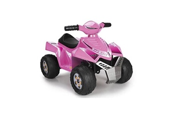 véhicule électrique pour enfant feber quad racy pink 6v
