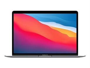 Apple MacBook Air - M1 - M1 7-core GPU - 16 Go RAM - 256 Go SSD - 13.3" IPS 2560 x 1600 (WQXGA) - Wi-Fi 6 - gris sidéral - clavier : Français - CTO