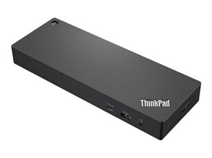 ThinkPad Thunderbolt 4 WorkStation Dock - Station d'accueil - Thunderbolt 4 - 2 x DP, HDMI, Thunderbolt - 1GbE - 300 watt - Italie, Chili - pour
