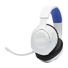 Casque gaming sans fil Bluetooth Quantum 360 P pour Playstation Blanc et Bleu