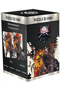 puzzle just for games puzzle - the witcher wiedzmin - monstres 1000 pieces
