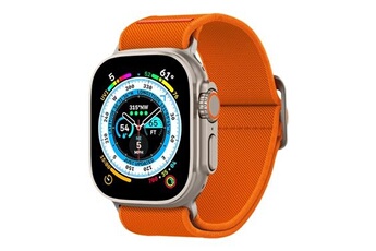 accessoires bracelet et montre connectée spigen lite fit ultra - bracelet pour montre intelligente - 49mm, 45mm, 44mm, 42mm - orange - pour apple watch (42 mm, 44 mm, 45 mm, 49 mm)