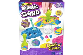 autres jeux créatifs spin master 6065527 - kinetic sand set squish n create