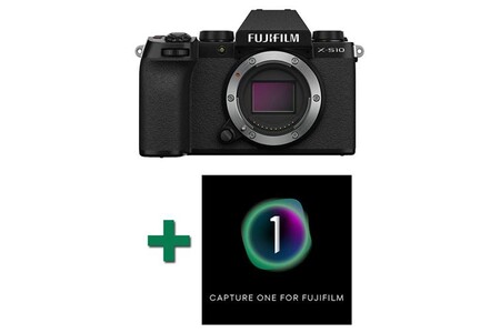 Appareil photo hybride Fujifilm x-s10 nu noir + logiciel capture one fuji