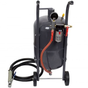 Sableuse mobile avec aspirateur intégré Sableuse mobile avec aspirateur intégré