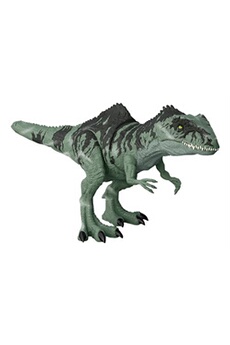 figurine de collection jurassic world figurine: le monde d'après attaque et rugissement giganotosaurus