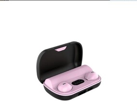 Ecouteurs GENERIQUE Ecouteurs sans fil ,X21ds BT5.2,Rose stop-bruit, hi-fi, musique, intra-auriculaires, avec micro, étanche
