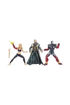iron man 3 - pack 3 figurines marvel legends series pepper, mark xxii & mandarin 15 cm