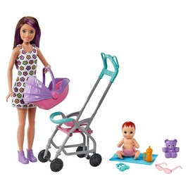 Barbie® - Skipper Baby-Sitter - Coffret poupée et accessoires - Poupée et poupon - Jeux d Barbie® - Skipper Baby-Sitter - Coffret poupée et accessoires - Poupée et poupon - Jeux d