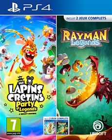 Compilation Lapins Crétins: Party of Legends + Rayman Legends PS4