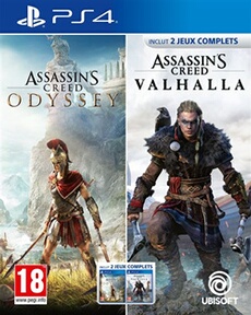 Compilation Assassin's Creed Odyssey + Assassin's Creed Valhalla PS4