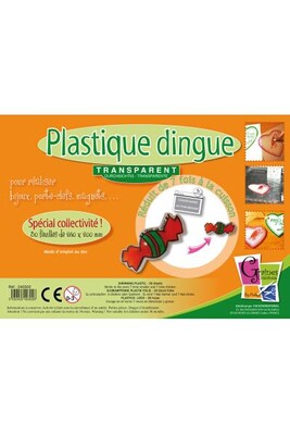 Autres jeux créatifs GENERIQUE Plastique Dingue - Transparent - 30 feuilles