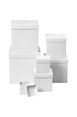 GENERIQUE Creotime boîtes Carton carré 7,5-23 cm blanc 7 pièces photo 2