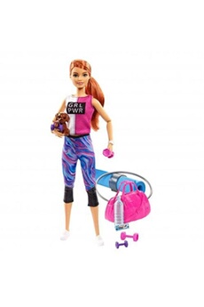 Barbie - Poupée Barbie Sport (+ accessoires) - Rousse
