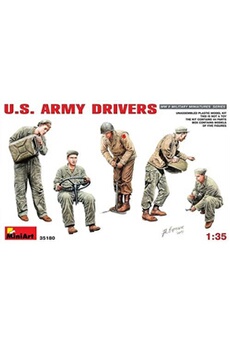 maquette mini art u.s. army drivers - 1:35e - miniart
