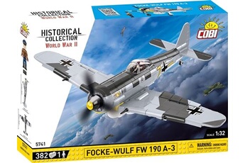 autres jeux de construction cobi 5741 - avion focke-wulf fw 190 a-3 (jeu de construction)