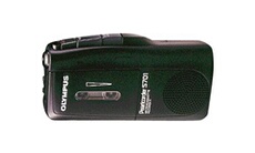 Pearlcorder S701 - Dictaphone à microcassette - 150 mW - bleu métallique