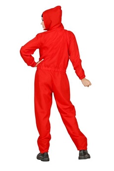 déguisement adulte widmann combinaison rouge avec capuche de takers mixte - taille m