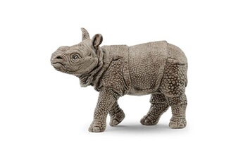 figurine pour enfant schleich wild life bébé rhinocéros indien