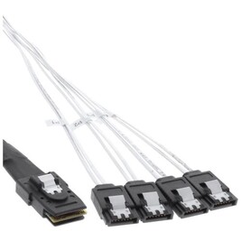 Connecteur 36 Broches Câble Mini SAS SFF-8087 Vers 4x SFF-8482 Cablecc Connecteur 36 Broches Câble Mini SAS SFF-8087 Vers 4x SFF-8482 Cablecc