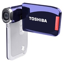 CAMILEO P20 - Caméscope - 1080p - 5.0 MP - flash 128 Mo - carte Flash - bleu profond