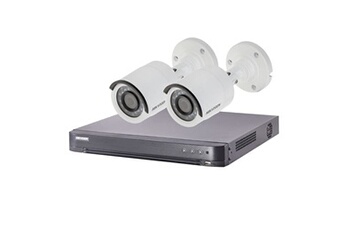 Kit sécurité pour la maison Hikvision Kit vidéo surveillance Turbo HD 2 caméras bullet N°2