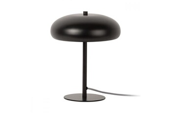 lampe de bureau present time - lampe de table h30cm shroom - noir -