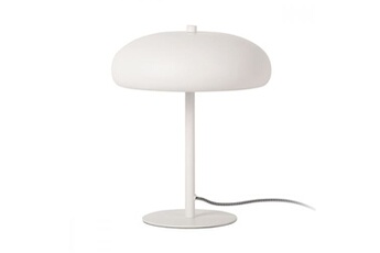 lampe de bureau present time - lampe de table h30cm shroom - blanc -