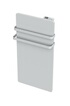 Carrera Dryer S 1000 Watts Radiateur Seche-serviettes Electrique - Facade En Verre Blanc - 2 Barres photo 1