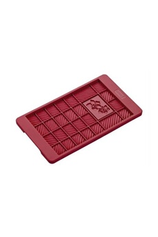 plat / moule lurch moule chocolat 12 x 20,5 cm - rouge