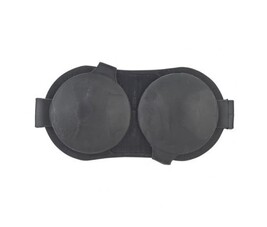 Double Fiche Femelle à Coiffe avec Volet 2P+T 16A Sortie Droite Noir Double Fiche Femelle à Coiffe avec Volet 2P+T 16A Sortie Droite Noir